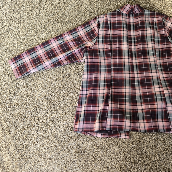Torrid Plaid Blazer in Pink and Black - Picture 14 of 15